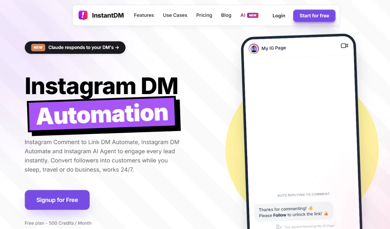 InstantDM screenshot 1