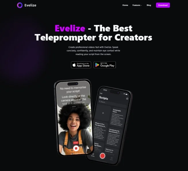 Evelize Teleprompter screenshot 1