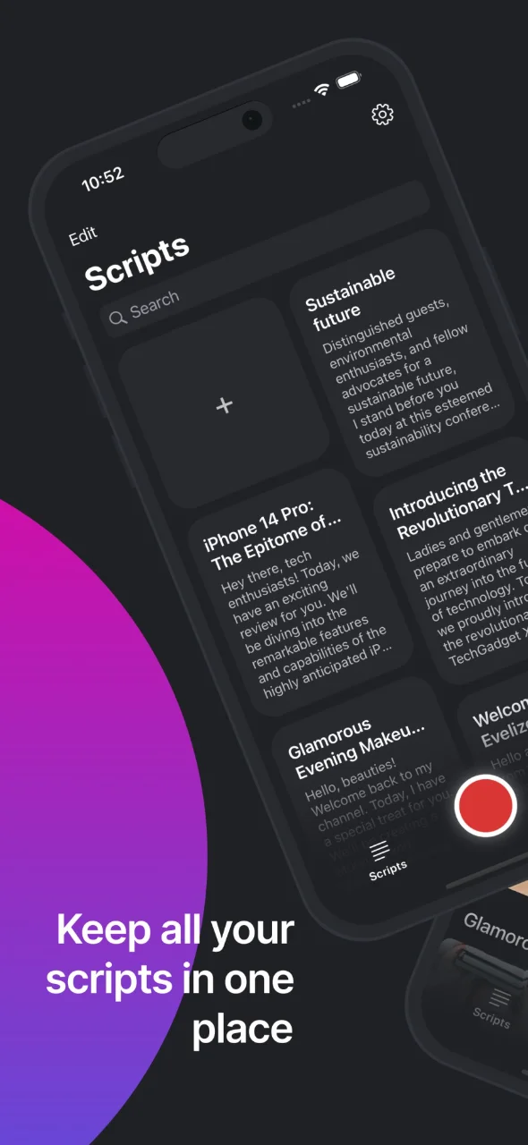Evelize Teleprompter screenshot 2