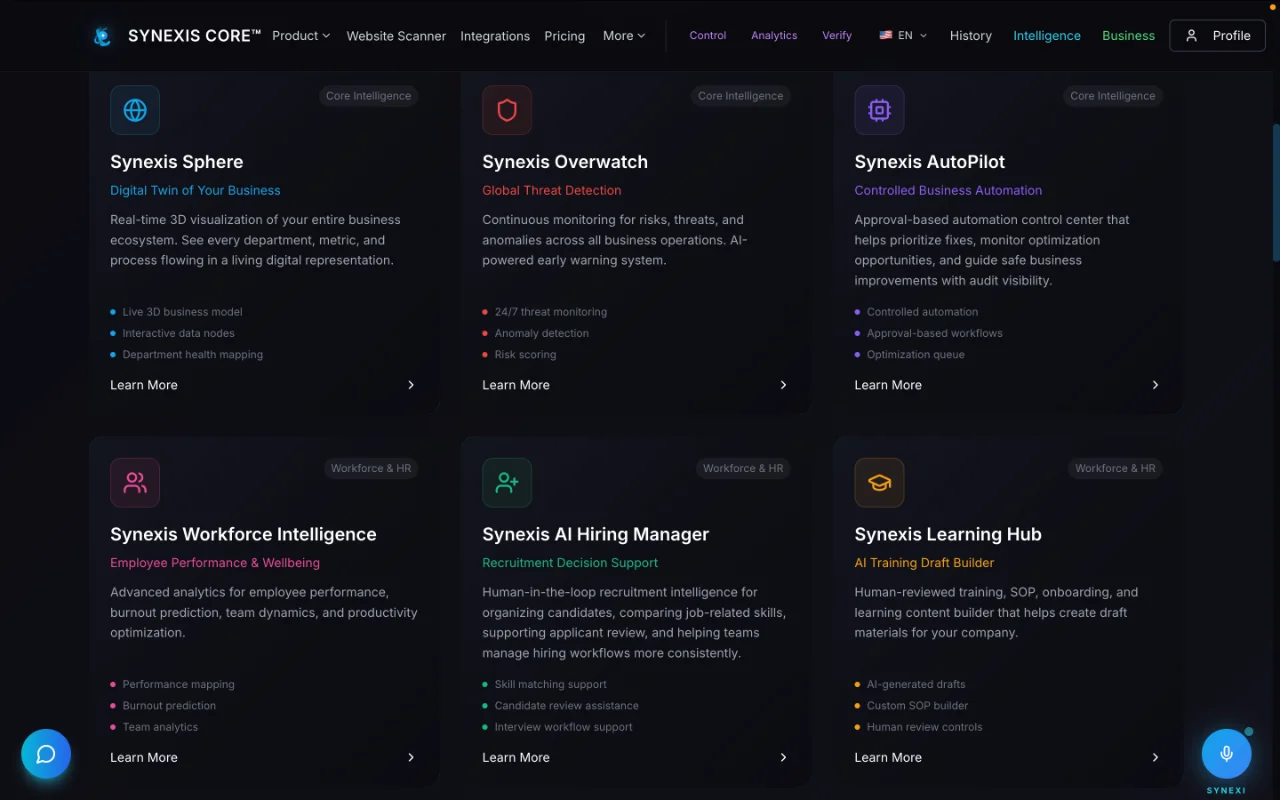 Synexis Core screenshot 2