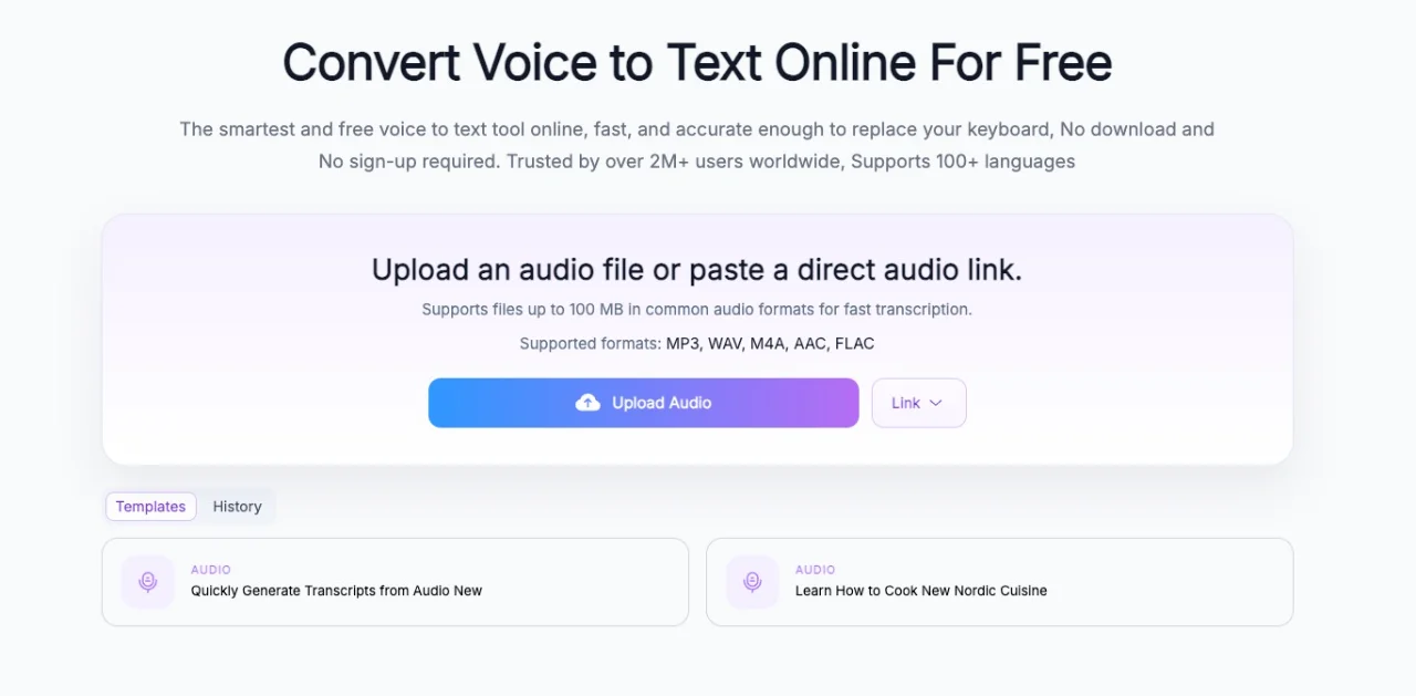 Audio Transcriber AI: Turn Audio to Text Free Online screenshot 2
