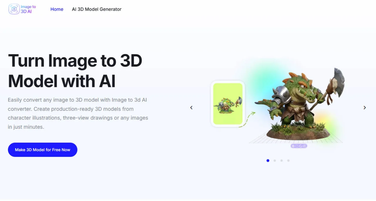 Image to 3D AI screenshot 1