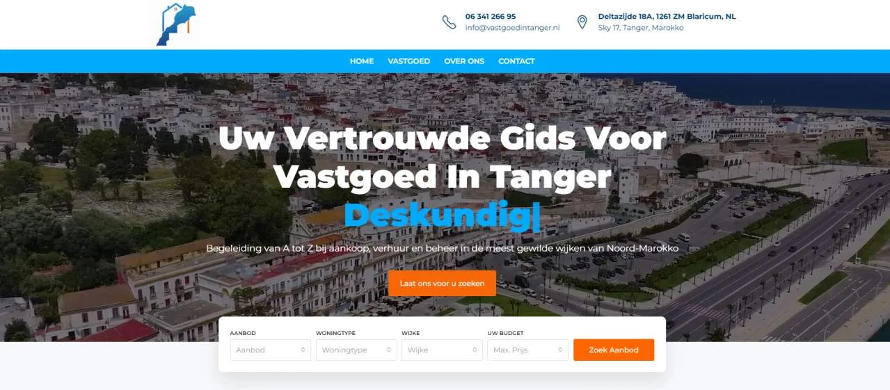 Vastgoed in Tanger screenshot 1