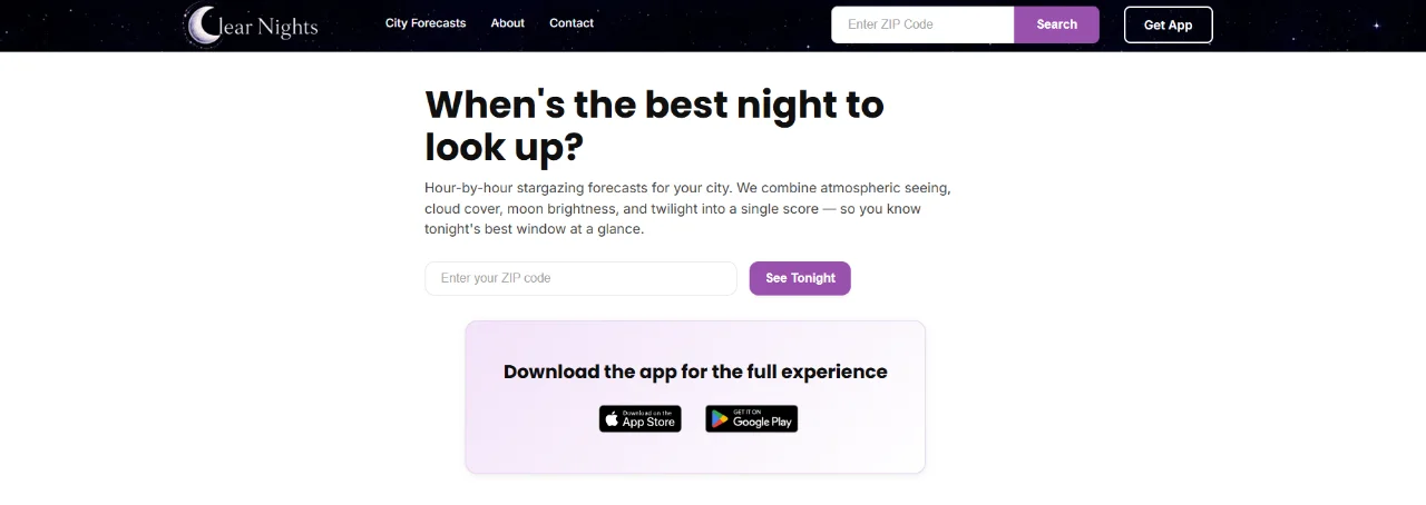ClearNights screenshot 1